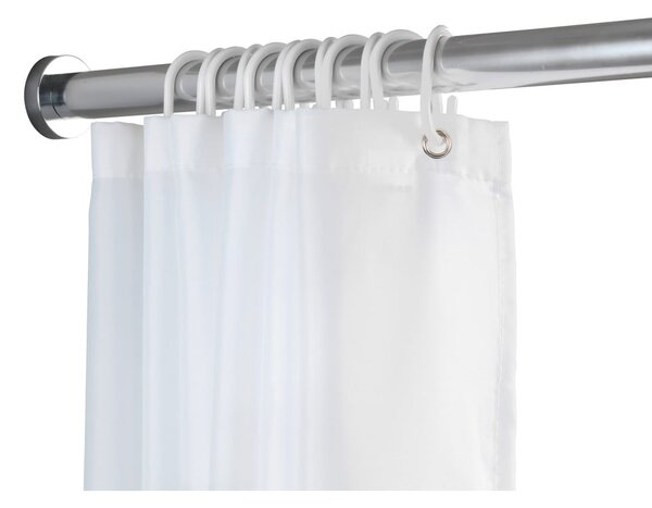 Teleskopická tyč v striebornej farbe do kúpeľne Wenko Luz, dĺžka 110-185 cm