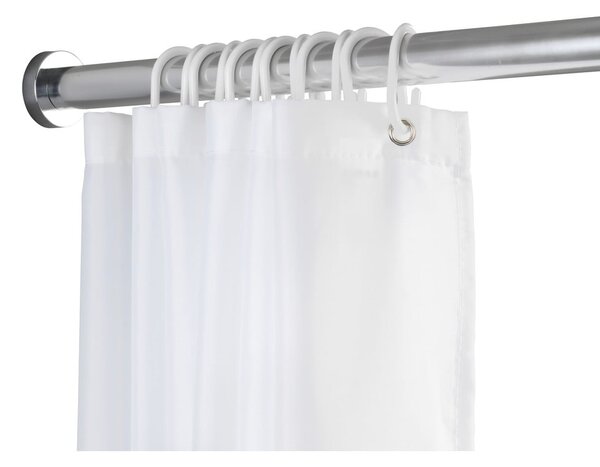 Teleskopická tyč v striebornej farbe do kúpeľne Wenko Luz, dĺžka 110-185 cm