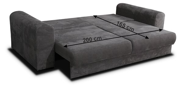 KONDELA Extra priestranná pohovka, sivá/svetlosivá/béžová, GILEN BIG SOFA