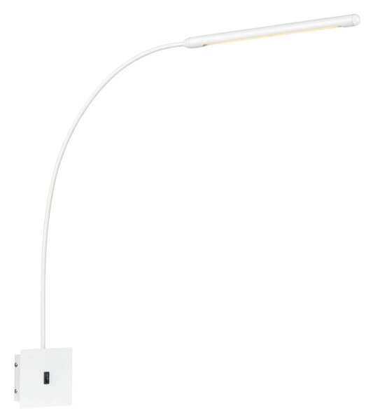 Biele nástenné svietidlo Markslöjd Antenna 1L