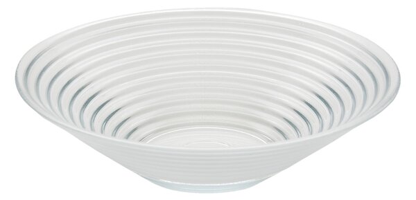 Sklenená vrúbkovaná misa Ambra - ∅ 29*8 cm - Clayre & Eef