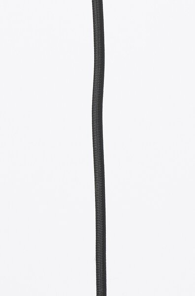 Čierne ratanové svetlo Paloma s výpletom - Ø 40 * 3cm / E27 - Light & Living