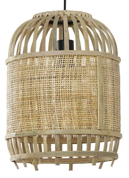 Prírodné bambusové svetlo Alifia s výpletom - Ø 28 * 38cm / E27 - Light & Living