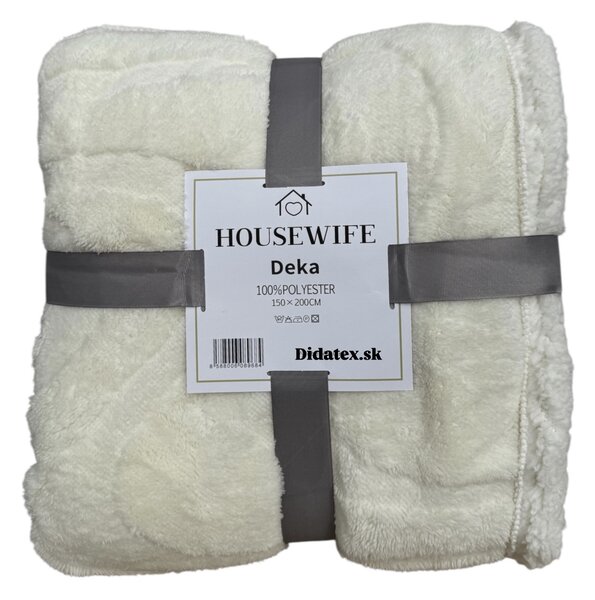 HOUSEWIFE Barančeková deka ROYAL- WHITE Rozmer: 150x200cm