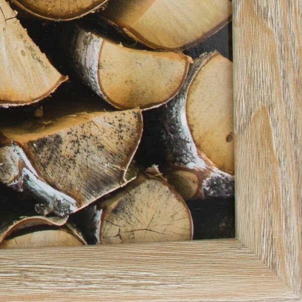 Podnos na nohy s motívom dreva Fireplace wood - 43*33*7cm - Mars & More