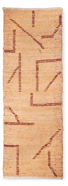 Broskyňový ručne tkaný bavlnený koberec / behúň Woven - 70 * 200cm - HKLIVING