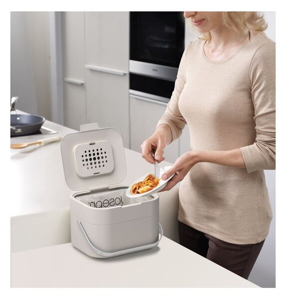 Nádoba na kompostovateľný odpad Joseph Joseph IntelligentWaste Stack, 4 l