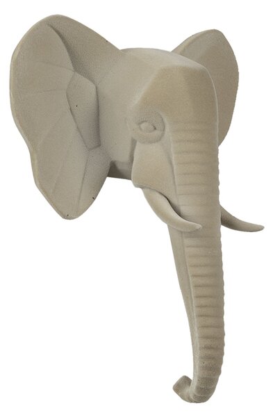 Nástenná dekorácia Slon Elephant - 17*8*21 cm - Clayre & Eef