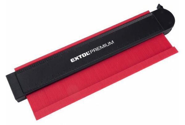 Šablóna na prenášanie kontúr s magnetmi, 256mm, EXTOL PREMIUM