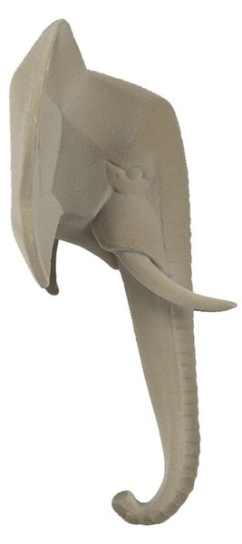 Nástenná dekorácia Slon Elephant - 17*8*21 cm - Clayre & Eef