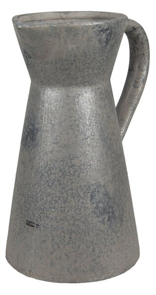 Šedý antik keramický dekoračný džbán - 20*13*25 cm - Clayre & Eef