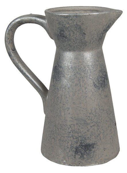 Šedý antik keramický dekoračný džbán - 20*13*25 cm - Clayre & Eef
