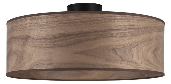 Stropné svietidlo s tienidlom z dreva orecha Sotto Luce TSURI XL