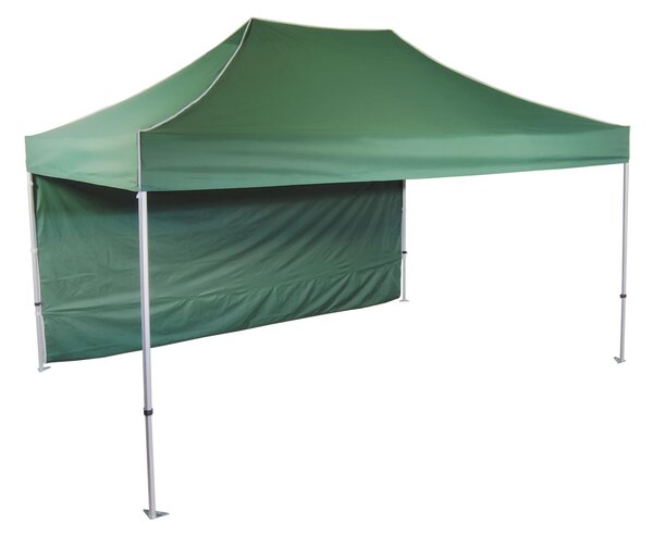 Rozkladací stan 3x4,5m - hliníkový hexagon, Biela