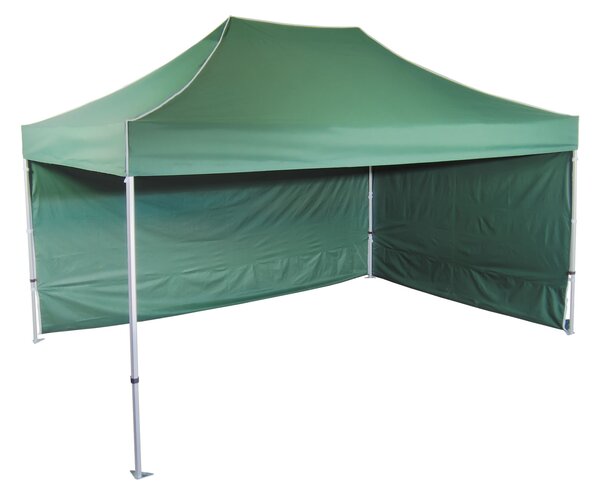 Rozkladací stan 3x4,5m - hliníkový hexagon, Biela