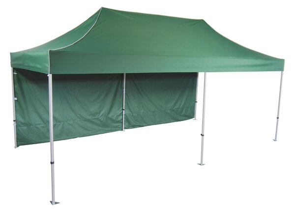 Rozkladací stan 3x6m - hliníkový hexagon, Modrá
