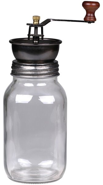 Nízka sklenená dóza s vekom - Ø 10 * 8 cm / 535ml - Chic Antique