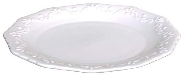 Porcelánový dezertný tanierik s čipkou Provence lace - Ø 19cm - Chic Antique