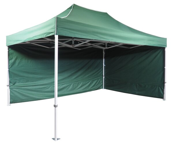 Rozkladací stan 3x4,5m - Profi hliníkový hexagon, Biela