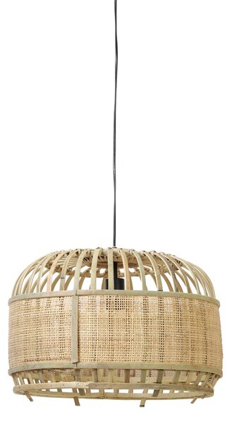 Prírodné bambusové závesné svetlo Dalika - Ø 49*36cm - Light & Living