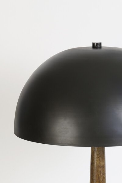 Drevená stolná lampa Jovany oil - Ø40*72cm / E27 - Light & Living