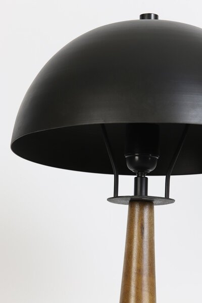 Drevená stolná lampa Jovany oil - Ø40*72cm / E27 - Light & Living