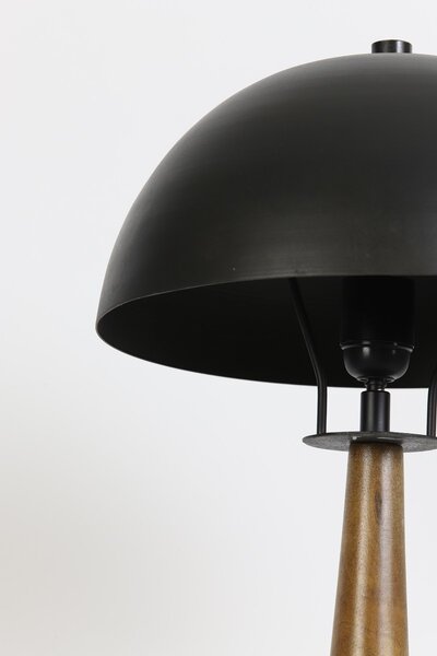 Drevená stolná lampa Jovany oil - Ø30*60cm / E27 - Light & Living
