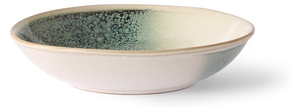2ks mlhová zelená větší miska /talíř 70s mist - Ø 22*5cm - HKLIVING