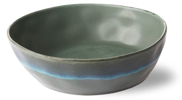 2ks machová miska na cestoviny 70s moss - Ø 20*5cm/800ml - HKLIVING