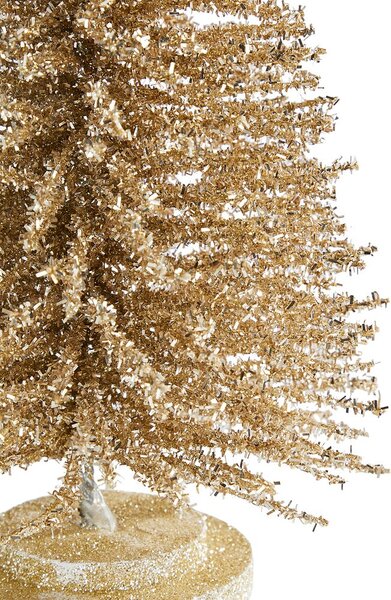 X-MAS Dekoračná jedľa trblietavá 60 cm - zlatá