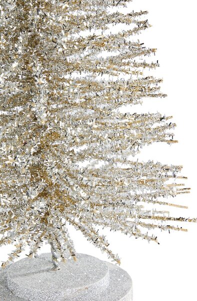 X-MAS Dekoračná jedľa trblietavá 60 cm - strieborná