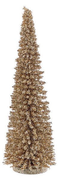 X-MAS Dekoračná jedľa trblietavá 45 cm - zlatá