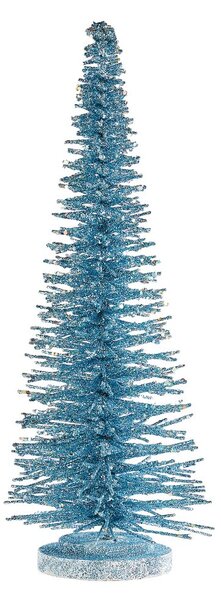 X-MAS Dekoračná jedľa trblietavá 40 cm - modrá