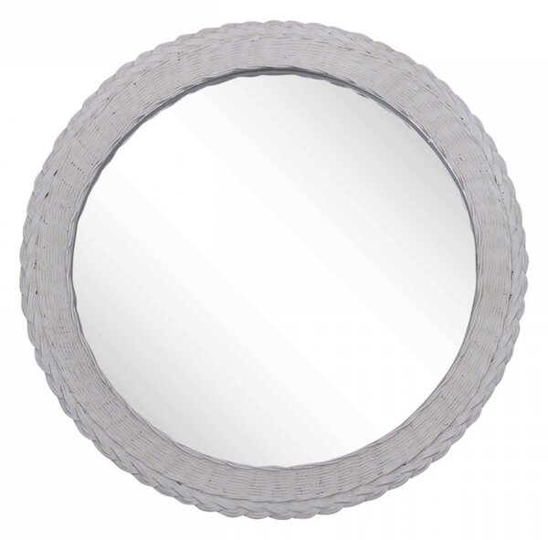 Krémové antik nástenné zrkadlo Braide - 29*1,5 cm - Chic Antique