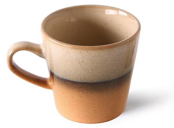 Farebný retro hrnček na Americano 70s tornado - 11 * 8,5 * 8cm / 260ml - HKLIVING
