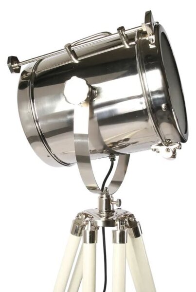 Stojacia lampa reflektor na trojnožke Tomba shiny Chrome - 46*46*165 CM/E27 - Collectione