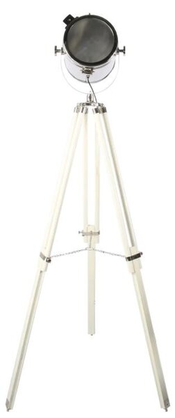Stojacia lampa reflektor na trojnožke Tomba shiny Chrome - 46*46*165 CM/E27 - Collectione