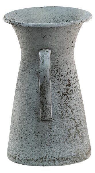 Šedý antik dekoratívny kovový džbán - 15*15*27 cm - Clayre & Eef