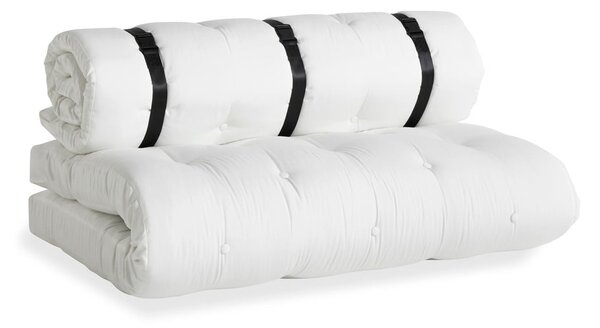 Biela rozkladacia pohovka vhodná do exteriéru Karup Design Design OUT™ Buckle Up White
