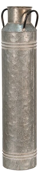 Šedá antik dekoratívna plechová kanvica na mlieko - 14*13*61 cm - Clayre & Eef