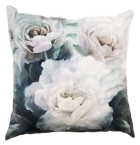 Obliečka na vankúš s romantickými kvetmi Lolie - 45*45 cm - Clayre & Eef