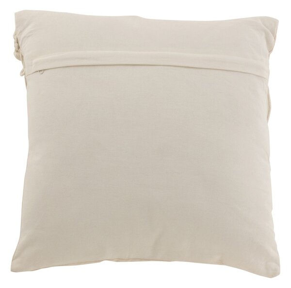Prírodný vankúš s drhaným vzorom a strapcami Macramé Cosy - 45*17*45 cm - J-Line by Jolipa