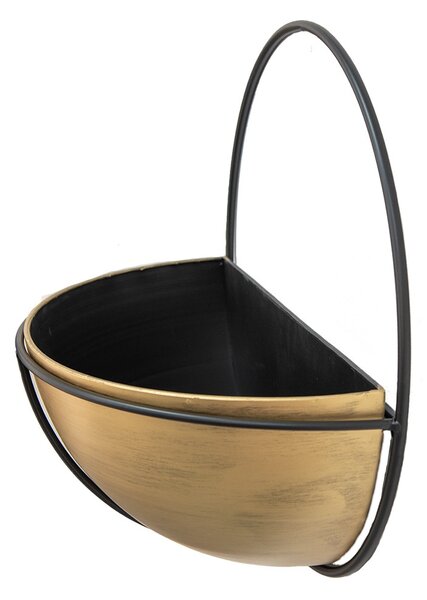 Bronzovo-čierny antik držiak na kvety - 42*22*42 cm - Clayre & Eef