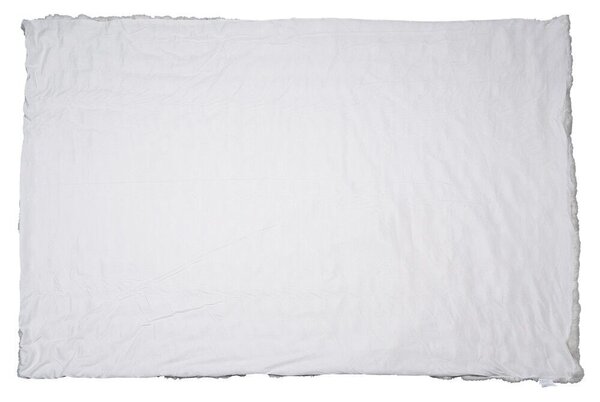 Plyšový rebrovaný pléd white Bear - 130*180*3cm - Mars & More