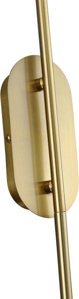 Nástenné svietidlo PIEGA 1xE14/40W/230V mosadz/biela