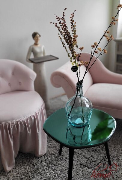 Dekorácia umelá vetvička s kvetmi Berry Spray pink - 84 cm - Ostatní