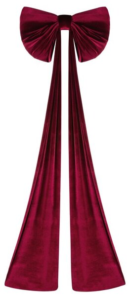 Dekorstudio Vianočná dekoračná mašľa 70x240cm - bordová