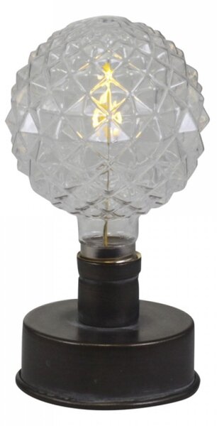 Dekoračná stolná lampička Nostalgic Led - Ø 8*17cm - Chic Antique
