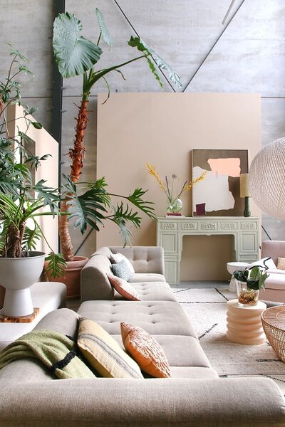 Zelený pléd /prehoz so strapcami Tufted lines - 130*170 cm - HKLIVING