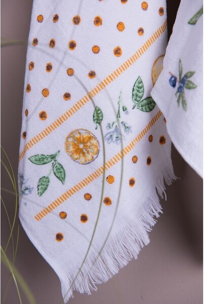Kuchynský froté uterák s citrónmi Lemons & Leafs - 40*66 cm - Clayre & Eef
